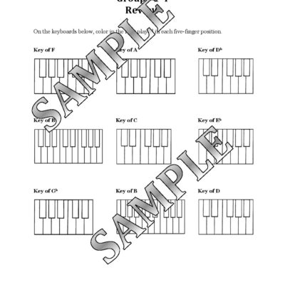 Multi-key Worksheets (PDF Download) | Piano with Lauren