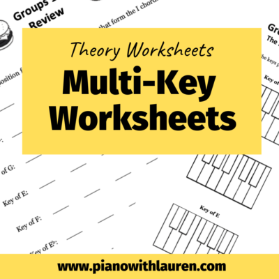 multi-key worksheets