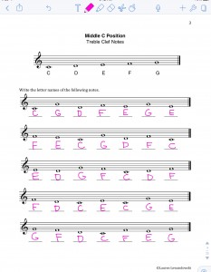 Note Naming Worksheets (PDF) | Piano with Lauren