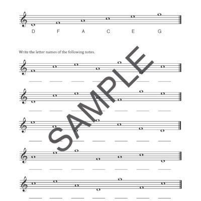 Note Naming Worksheets PDF | Piano with Lauren