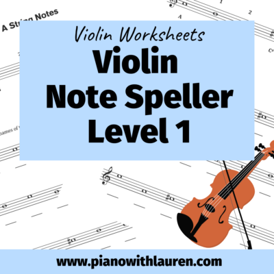 violin note speller level 1