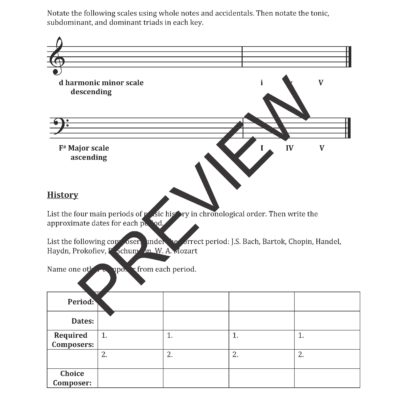 Piano Theory Tests for Level 2 (PDF Download) | Ready for Theory