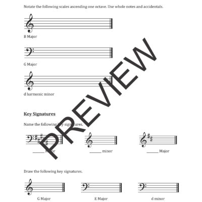 Practice Piano Tests for Level 1 (PDF Download) | Ready for Theory