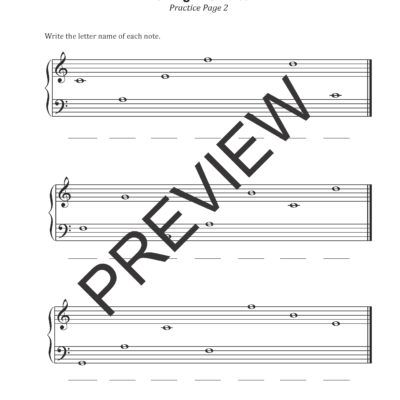 Grand Staff Note Speller (PDF Download) | Piano with Lauren