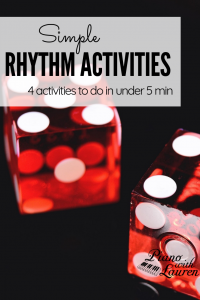 simple rhythm activities