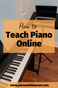 teach piano lessons online