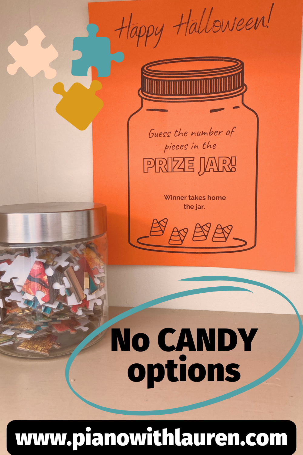 prize jar no candy