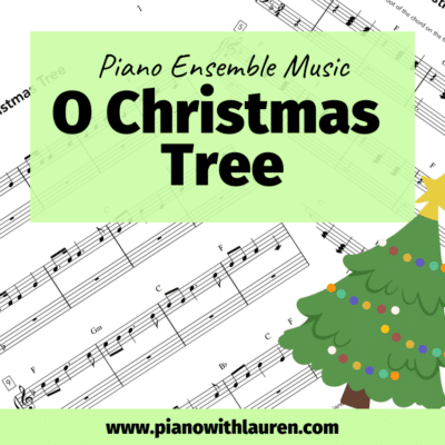 o christmas tree piano ensemble