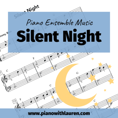 silent night piano ensemble music