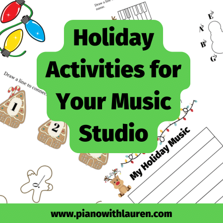 Holiday Activities for Your Music Studio