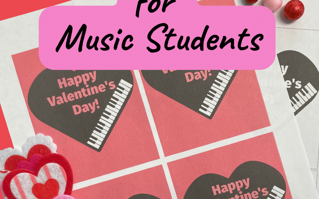 Free Valentines for Music Students